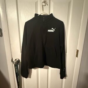 Puma Black Half-Zip Pullover